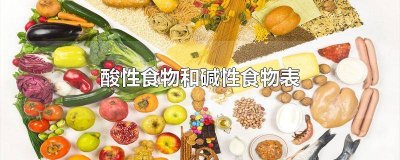 ​碱性食物酸性食物分别是什么意思 什么是酸性食物 什么是碱性食物