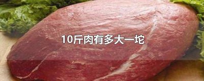 ​10斤肉有多大一坨 10斤肉有多大一坨图片