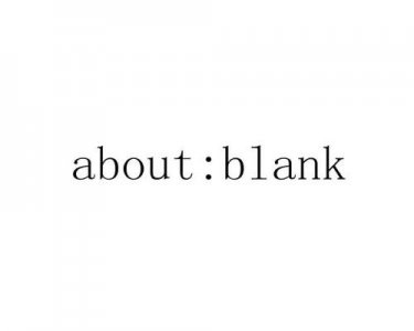 ​about:blank 这个是什么意思