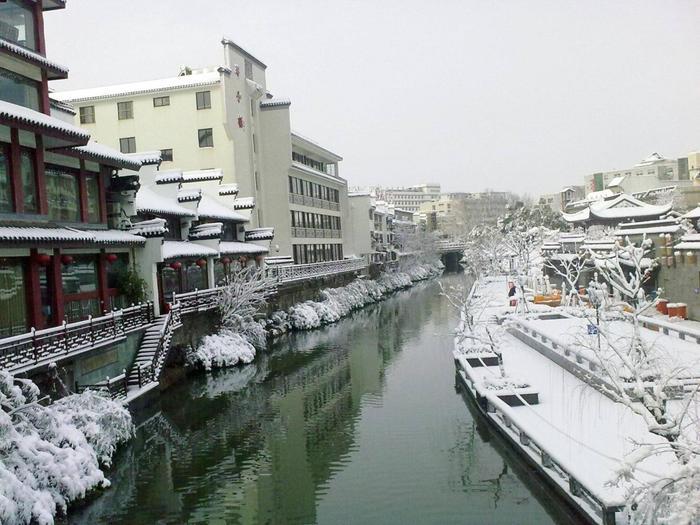 下雪的南京变成了金陵，美到窒息