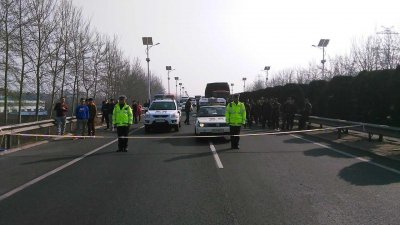 ​警情通报：京台高速货车自燃